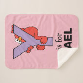 Elmo Alphabet | Y LILA Sherpadecke (Vorderseite (Horizontal))
