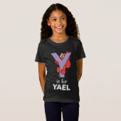 Elmo Alphabet | Y LILA T-Shirt (Vorne ganz)