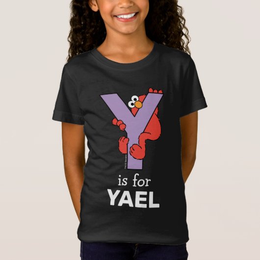 Elmo Alphabet | Y LILA T-Shirt (Vorderseite)