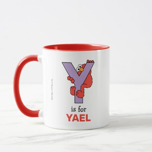 Elmo Alphabet | Y LILA Tasse (Links)