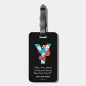 Elmo Alphabet | Yacht Gepäckanhänger (Rückseite vertikal)