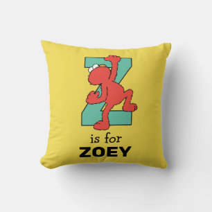 Elmo Alphabet   Z AQUAMARIN Kissen