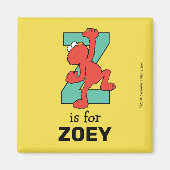 Elmo Alphabet | Z AQUAMARIN Magnet (Vorne)