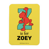 Elmo Alphabet | Z AQUAMARIN Magnet (Vertikal)