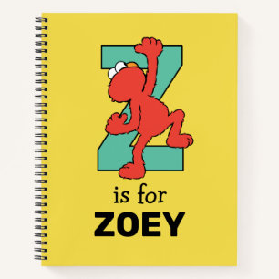 Elmo Alphabet Z Aquamarin Notizblock