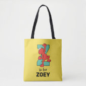 Elmo Alphabet | Z AQUAMARIN Tasche (Vorderseite)