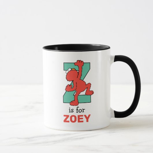 Elmo Alphabet | Z AQUAMARIN Tasse (Rechts)