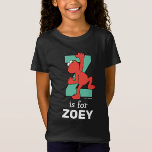 Elmo Alphabet Z Türkis T-Shirt