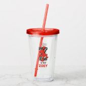 Elmo Alphabet | Z Zebra Acryltrinkbecher (Rückseite)