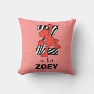 Elmo Alphabet   Z Zebra Kissen