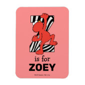 Elmo Alphabet | Z Zebra Magnet (Vertikal)