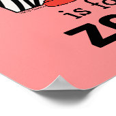 Elmo Alphabet | Z Zebra Poster (Ecke)