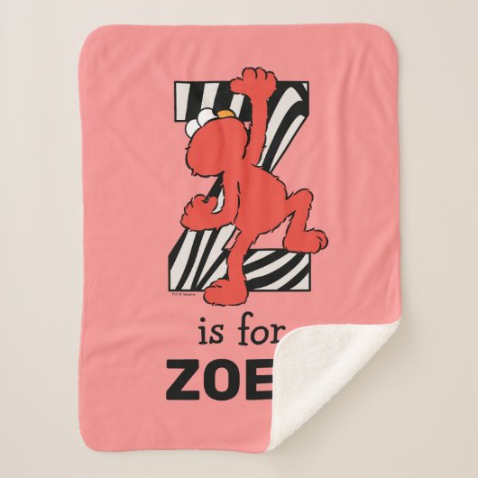 Elmo Alphabet | Z Zebra Sherpadecke (Vorderseite)