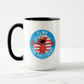 Elmo als Präsident - Flagge Tasse (Links)