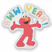 Elmo | Aww, Yeah! Aufkleber (Vorderseite)