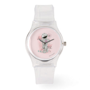 Elmo B&W Sketch Zeichnend Armbanduhr