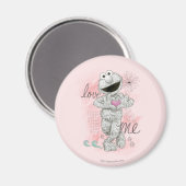 Elmo B&W Sketch Zeichnend Magnet (Vorderseite/Rückseite)