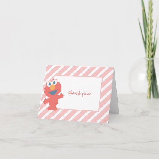 Elmo Baby Shower Vielen Dank Dankeskarte (Vorderseite)