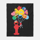 Elmo Ballons Fleecedecke (Vorderseite)