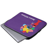 Elmo Balloons | Name hinzufügen Laptopschutzhülle (Vorne Knopf)