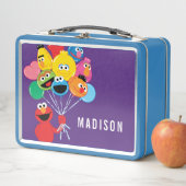 Elmo Balloons | Name hinzufügen Metall Brotdose (Beispiel)