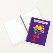 Elmo Balloons | Name Zeichn hinzufügen Notizblock (Innenseite)