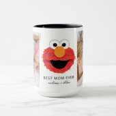 Elmo Big Face | Beste Mama - Foto Tasse (Zentrum)