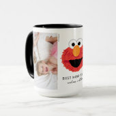 Elmo Big Face | Beste Mama - Foto Tasse (Vorderseite Links)