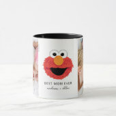 Elmo Big Face | Beste Mama - Foto Tasse (Zentrum)