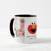 Elmo Big Face | Bester Opa - Foto Tasse (Vorderseite Links)