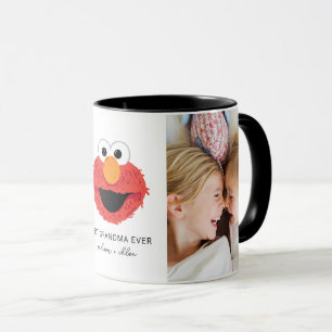 Elmo Big Face Bestes Oma - Foto Tasse