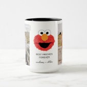 Elmo Big Face | Die besten Freunde - Foto Tasse (Zentrum)
