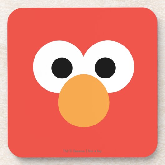Elmo Big Face Getränkeuntersetzer (Vorderseite)
