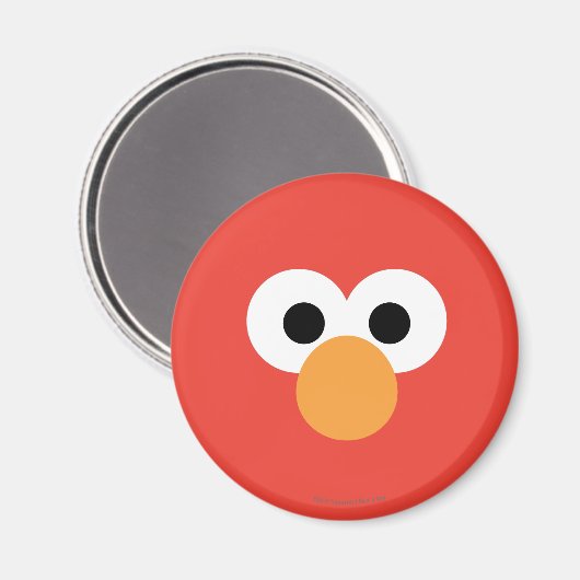 Elmo Big Face Magnet (Vorderseite/Rückseite)