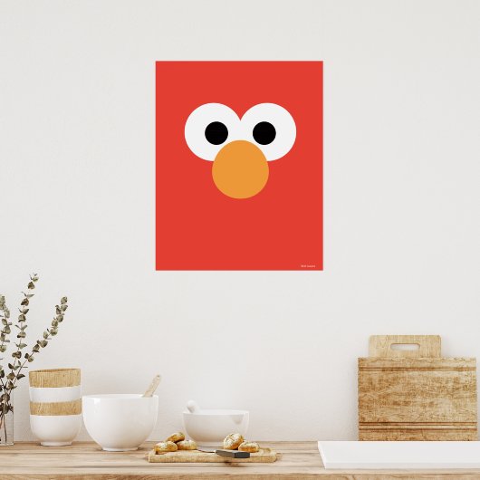 Elmo Big Face Poster (Küche)