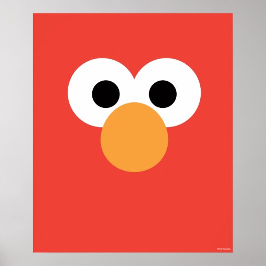 Elmo Big Face Poster (Vorne)
