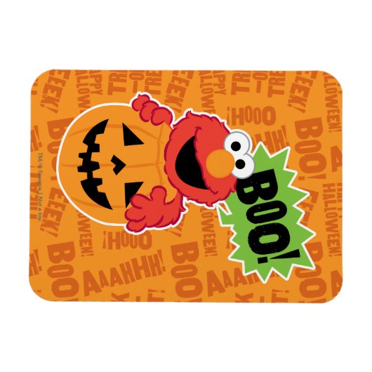 Elmo - Boo Magnet (Horizontal)