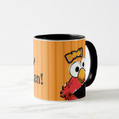Elmo - Boo! | Name hinzufügen Tasse (VorderseiteRechts)