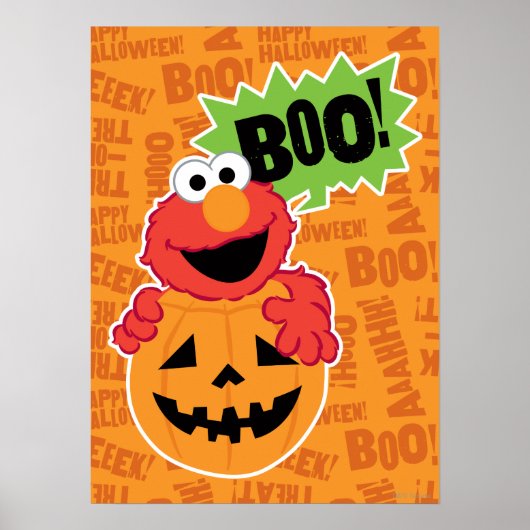 Elmo - Boo Poster (Vorne)
