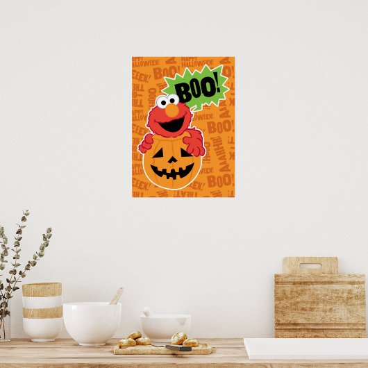 Elmo - Boo Poster (Küche)