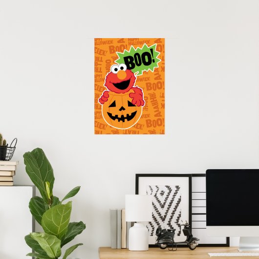 Elmo - Boo Poster (Heimbüro)