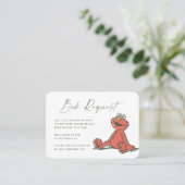 Elmo Book Request Insert Platzkarte (Stehend Vorderseite)