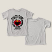 Elmo Checkered Birthday Girl aus der Sesamstraße (Design Vorderseite & Rückseite)