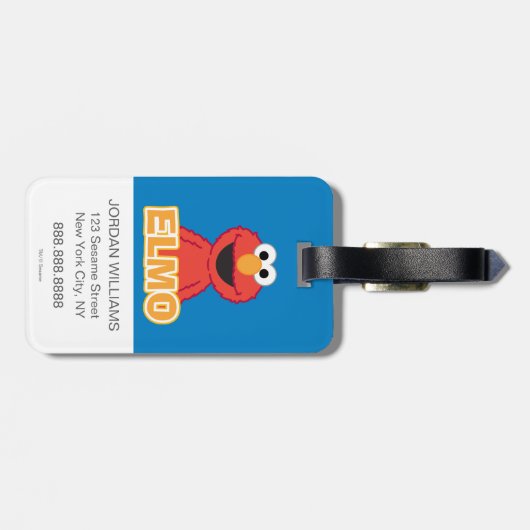 Elmo Classic Style Gepäckanhänger (Rückseite horizontal)