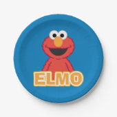 Elmo Classic Style Pappteller (Vorderseite)