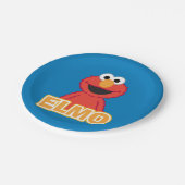 Elmo Classic Style Pappteller (Schrägansicht)