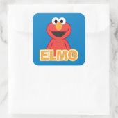 Elmo Classic Style Quadratischer Aufkleber (Tasche)