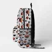 Elmo Color Pop Gesichtsmuster Bedruckter Rucksack (Rechts)