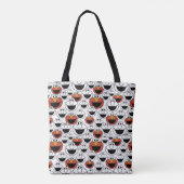 Elmo Color Pop-Gesichtsmuster Tasche (Rückseite)