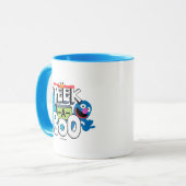 Elmo, Cookie & Groove| Flüchtige Blick-a-Boo Tasse (Vorderseite Links)